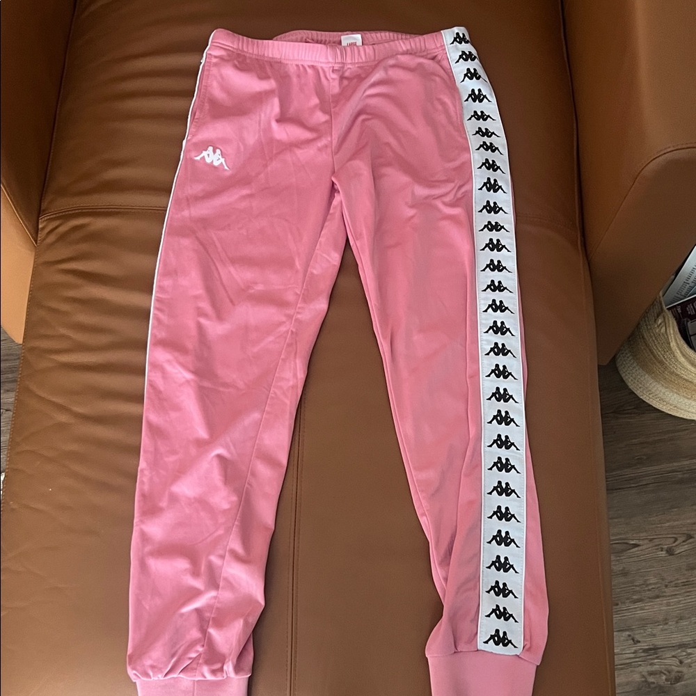 Kappa Women’s Joggers in Pink with Logo Trim